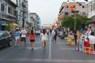 sokak ve Asya şehir Festivali yürüyüş
