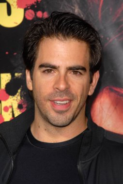 Eli Roth, popüler etkinlikte ünlü.