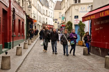 Montmarte, Paris, Fransa manzarası