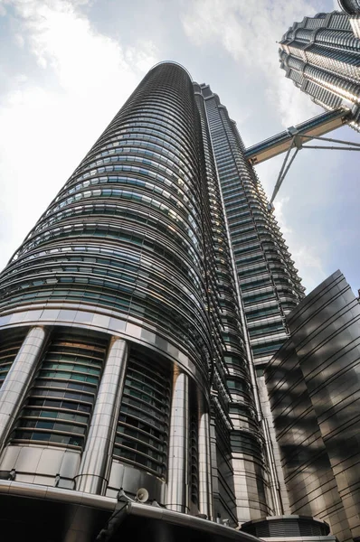 Kuala Lumpur April Generelt Billede Petronas Twin Towers - Stock-foto