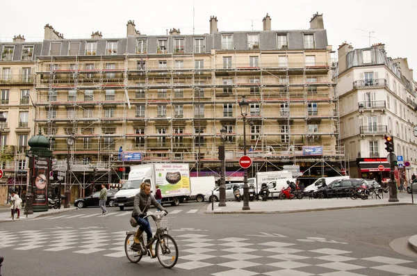 Vista Rua Paris França — Fotografia de Stock
