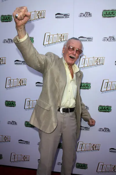Stan Lee Episódio Comic Con Fan Hope Los Angeles Premiere — Fotografia de Stock