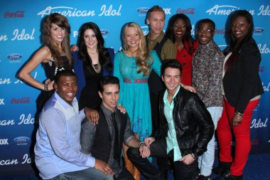 Angie Miller, Kree Harrison, Janelle Arthur, Devin Velez, Amber Holcomb, Burnell Taylor, Candice Glover, Curtis Finch Jr., Lazaro Arbos, Paul Jolleyat 