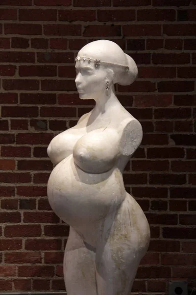 Los Angeles Kim Kardashian Nude Statue Artist Daniel Edwards — Stock Photo, Image