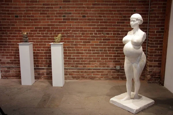 Λος Άντζελες Άγαλμα Γυμνού Κιμ Καρντάσιαν Καλλιτέχνης Daniel Edwards — Φωτογραφία Αρχείου