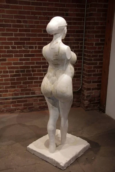 Los Ángeles Estatua Desnuda Kim Kardashian Artista Daniel Edwards — Foto de Stock