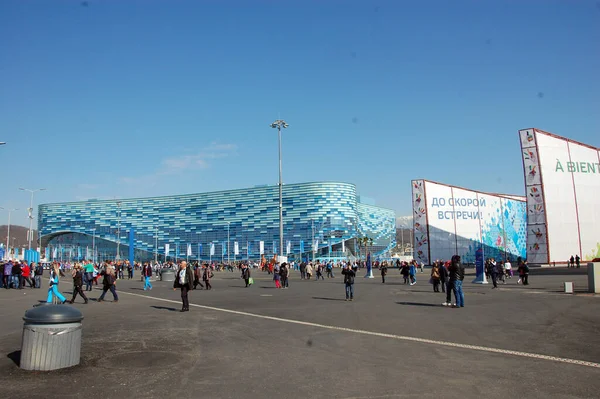 Estádio Iceberg Parque Olímpico Nos Xxii Jogos Olímpicos Inverno Sochi — Fotografia de Stock