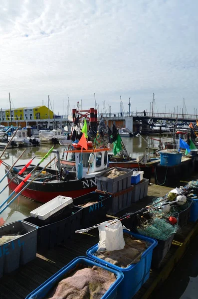 Brighton码头的渔船 — 图库照片