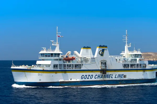 Gozo Chanell Line Boat Sea — Stock Photo, Image