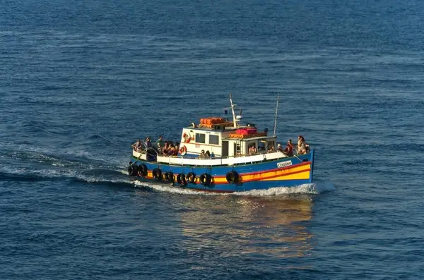 青海のレジャーボート — ストック写真
