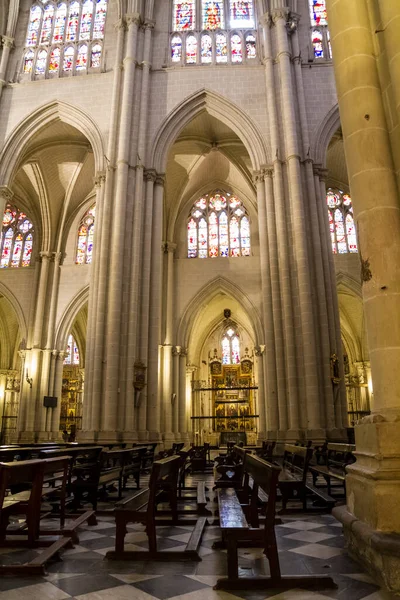 Majestic Interior Cathedral Toledo Spain Declared World — Stock Photo, Image