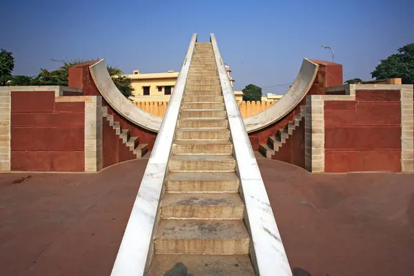 Instrumento Astronómico Observatório Jantar Mantar Jaipur — Fotografia de Stock
