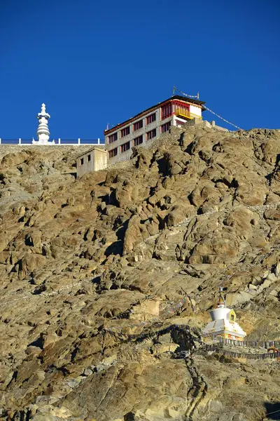 Gompa Cerca Monasterio Budista Provincia Ladakh India —  Fotos de Stock