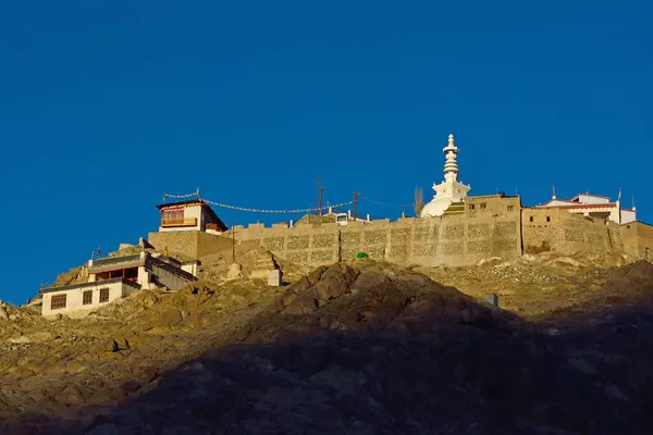 Saint Shanti Stupa Leh Ladakh Cachemire Inde — Photo