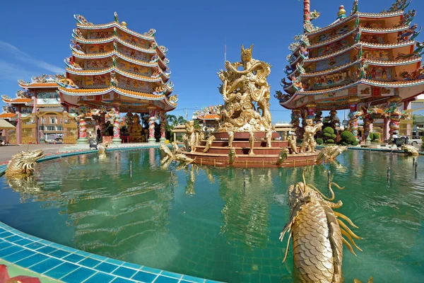 Statue Naja Temple Sanctuaire Chinois Chonburi Thaïlande — Photo