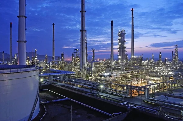 Завод Производству Нефтепродуктов Промышленность — стоковое фото