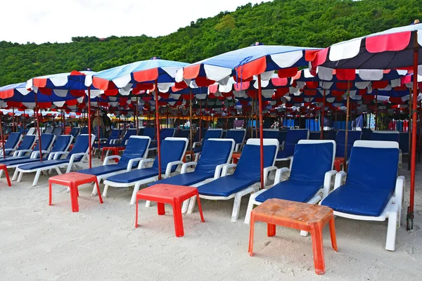 Relajarse Vacaciones Playa Cielo Azul Koh Larn Patay —  Fotos de Stock