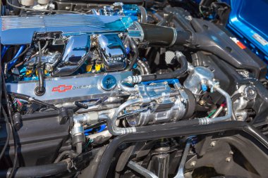 Avustralya ulusal gösterisinde araba. 