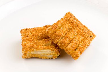 Türk Pastaları beyaza izole edildi 