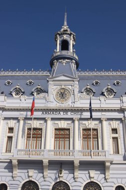Valparaiso arkaplan görünümünün mimarisi 