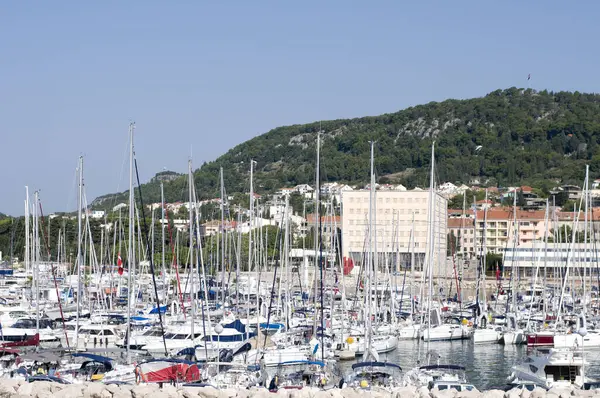 City Split Harbour Adriatic Sea Bay Croatia Dalmat — Stock Photo, Image