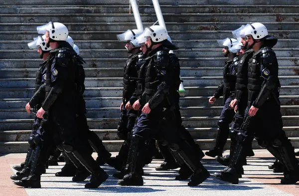 Sırp Polisinin Askerleri — Stok fotoğraf