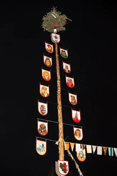 Karnavala Katılan Grupları Simgeleyen Ağaç — Stok fotoğraf