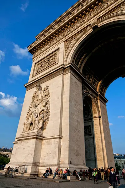 Fragmento Arco Triunfo París — Foto de Stock