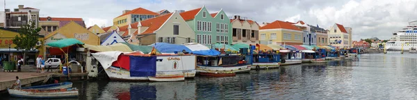 Hamnen Willemstad Curacao Abc Öarna — Stockfoto