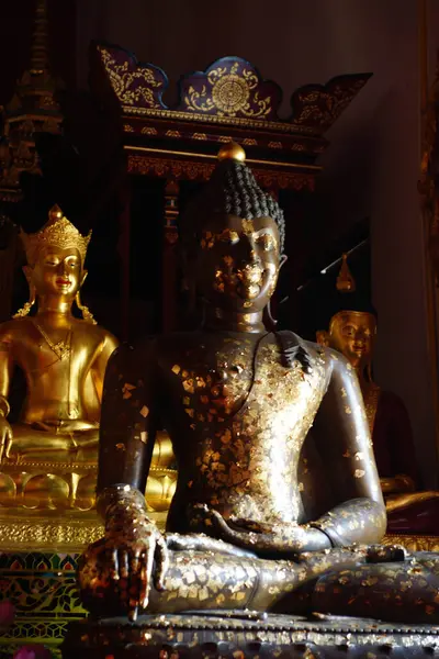 Arany Buddha Közelről — Stock Fotó