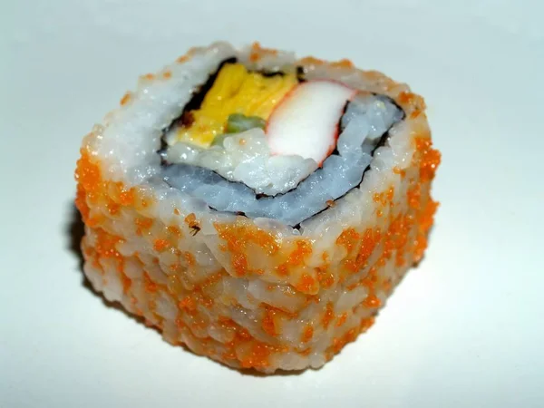 Japanische Lebensmittel Collage Leckeres Japanisches Meeresfrüchtekonzept — Stockfoto