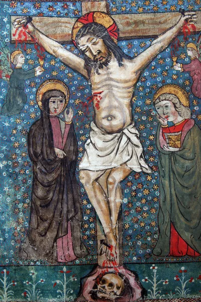 Ukřižování Ježíš Umírá Kříži — Stock fotografie