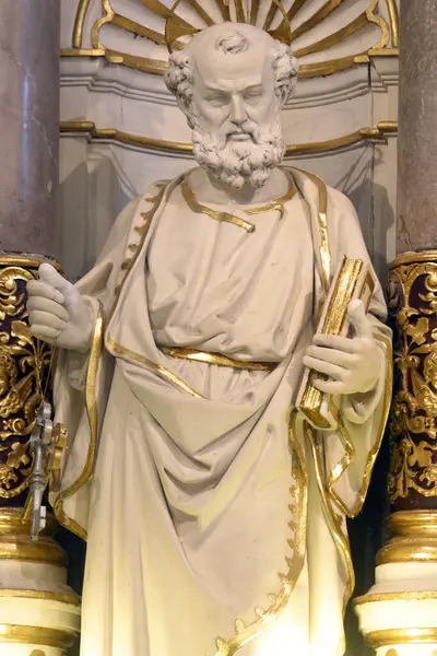 Statue Des Apostels Petrus — Stockfoto