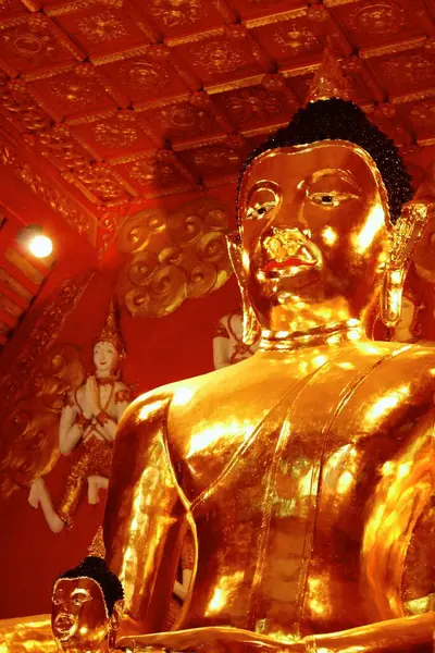 Golden Buddha Religious Theme Concept — Stock Photo, Image