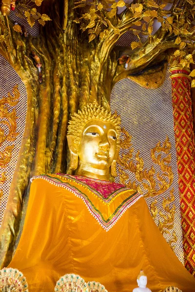 Zlatý Buddha Zavřít — Stock fotografie