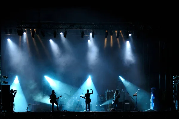 Defocused Rock Concert Live Stock Picture