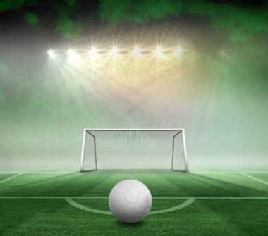 Dijital olarak üretilen futbol sahası