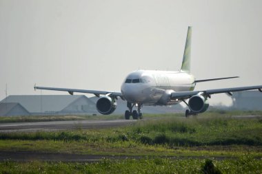 Havaalanındaki Citilink uçağı.