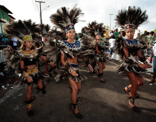 Carnaval Rua Incrível Conceito Evento Rua — Fotografia de Stock