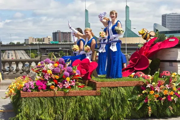 Portland Oregon Rose Parade Event — Stock Photo, Image