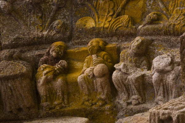 Romanesque Stone Music Bas Relief — स्टॉक फोटो, इमेज