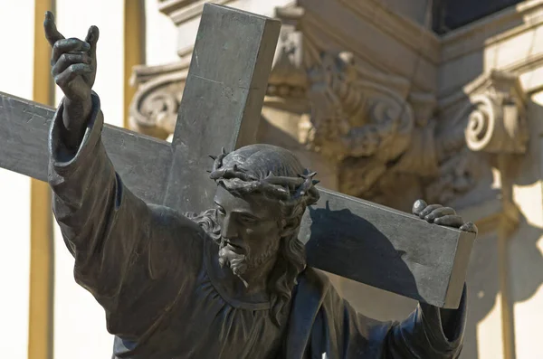 Jesús Llevando Estatua Cruz —  Fotos de Stock