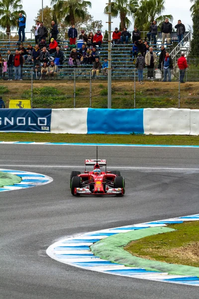 Команда Scuderia Ferrari Фернандо Алонсо 2014 — стоковое фото