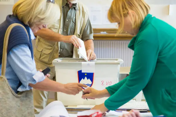 Slovenian Parliamentary Election 2014 — Stock Photo, Image