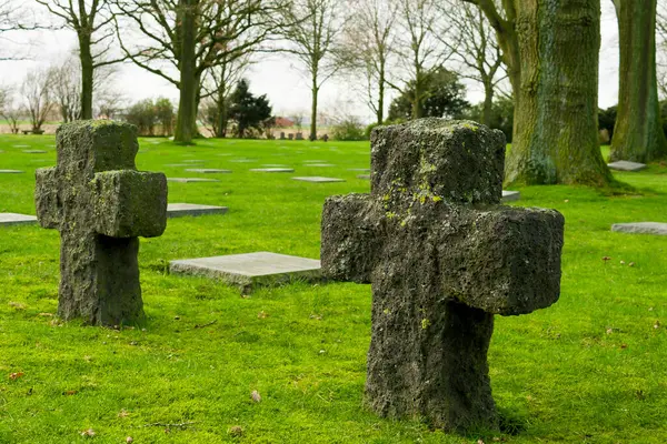 Alman mezarlığı friedhof flanders Dünya Savaşı bir Belçika