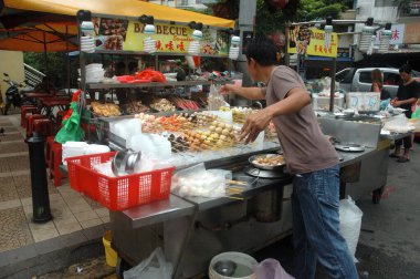 Bukit Bintang 'daki bit pazarı, Kuala Lumpur, Malezya