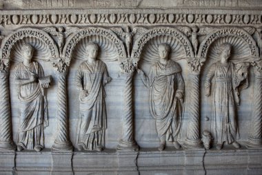 Camposanto Monumentale 'deki anıt, Pisa, İtalya