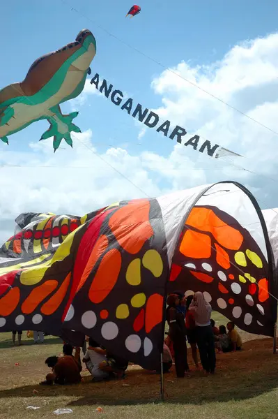 パンガンダラン国際凧祭り — ストック写真
