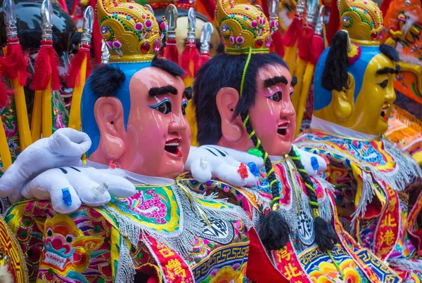 Desfile Ano Novo Chinês Imagem Colorida — Fotografia de Stock