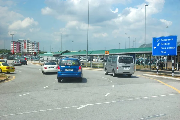 Kuala Lumpur Terminal Transporte Bajo Coste Viajar Través Del Concepto — Foto de Stock